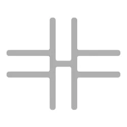 Комплект соединителей Х-образных (2шт.) R-line AP.S-XO Серый