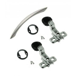 Комплект фурнитуры для стекла двери ММГТ 42-Ф Черный / MMGT 42-F