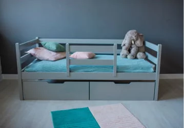 Кровать детская RooRoom VK-11с Серая