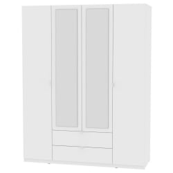 Шкаф распашный R-230х180х45-2-TR-M(Белый)