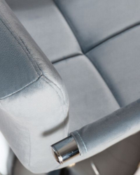 Стул барный DOBRIN KRUGER ARM (пудрово-голубой велюр (MJ9-74)) 2 шт