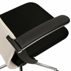 Кресло руководителя BRABIX PREMIUM Ultimate EX-801 хром Черное/бежевое