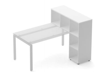 Стеллаж к столу Deka 9.08.12 Белый