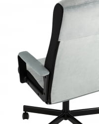 Кресло руководителя TopChairs ST-DOMINGO Серо-голубой