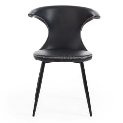 Стул FLAIR (mod. 9020) / 1 шт. в упаковке экокожа/металл, 60 х 56 х 78 см , зеленый 14/черный