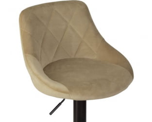 Стул барный DOBRIN LOGAN BLACK (мокко велюр (MJ9-9)) 2 шт