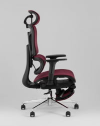 Кресло офисное ТопЧаирс Нимбус бордовый / TopChairs Nimbus