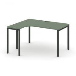 Стол эргономичный левый CОНCЕПТ CН.СА-001(Л) Кобо Антрацит / CONCEPT CN.SA-001(L)