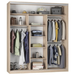 Шкаф-купе Б-230х200х60-3(ЯШТ-ЯШС-Д7Д7Д7) / B-230х200х60-3(ЯШТ-ЯШС-D7D7D7)