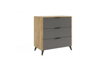 Комод Адам MSA-02 дуб крафт золотой/графит