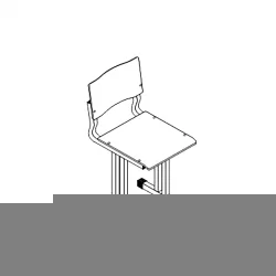 Стул ученический АЛц.СН-4-т20