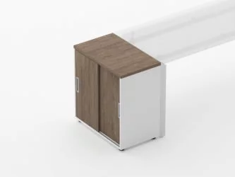 Тумба-купе Deka 9.02.07 Дуб Верцаска/Белый