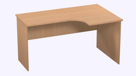 Стол компьютерный угловой Р.РС-16 (правый) Дуб Сонома светлый