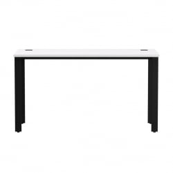 Стол прямой на металлокаркасе, опоры 45 гр Everprof EVO 254S003 Белый Черный