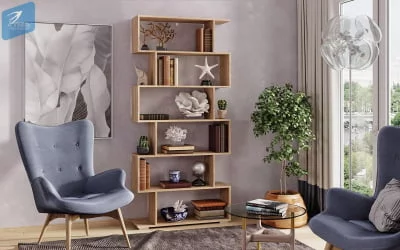 Стеллаж для детской Дуб сонома светлый