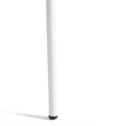 Стул со спинкой ADDE (mod. C-049) металл/пластик, 39 х 49 х 78 см, Grey (серый) /White (белый)