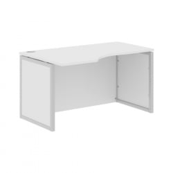 Стол письменный левый КСТЕН-КП КСКПCЕТ 149Х Л Белый Серый / XTEN-QP XQPCET 149H L