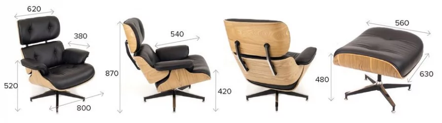 Кресло-реклайнер Everprof Relax PU экокожа Черный