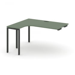 Стол-приставка к опорной тумбе/шкафу (левый) CONCEPT CN.OSAPR-005(L) Кобо Черный