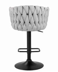 Стул барный DOBRIN LEON Серая ткань LAR 275-17