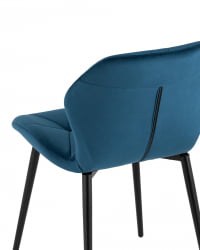 Стул обеденный Эдвин велюр Синий