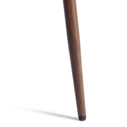 Мягкий стул БРЕЕЗЕ (мод. ДЖСC-58) Велюр/металл , 44 х 53 х 86 см, Дэрк бровн (темно-коричневый) ХЛР11/ орех / BREEZE (mod. JSC-58) Dark brown HLR11/