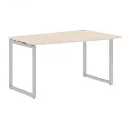 Стол письменный правый XTEN-Q XQCT 149 R Бук Тиара Алюминий