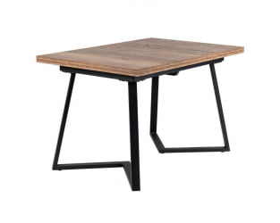 Стол Роналдо раздвиж. 140-180 Галифакс Табак/Бабочка