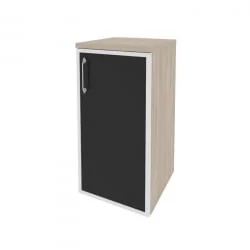 Шкаф низкий узкий правый ONIX O.SU-3.2R(R) black Дуб Аттик