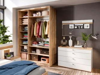 Спальный гарнитур Фиджи №5 Дуб Золотой Белый