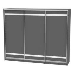 Шкаф-купе B-220х270х60-1(Графит-D9D9D9)