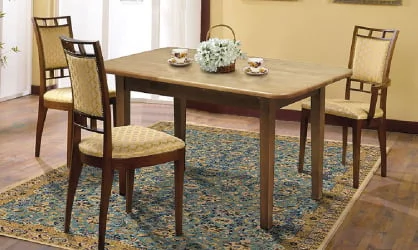 Стол обеденный массив Лак (1200)