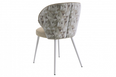 Стул Остин (пломбир (велюр)/белый)