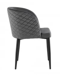 Стул Оскар велюр серый 2 шт