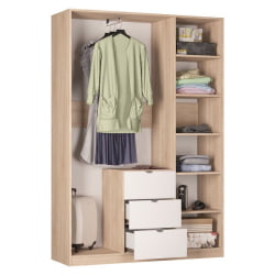 Шкаф распашный Р-198х135х45-3-ТР-М(Венге) / R-198х135х45-3-TR-M(Венге)