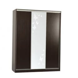 Шкаф-купе Бассо 1-600 бабочки Венге