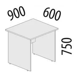 Стол рабочий Альфа 64.20 Дуб Кронберг