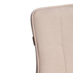 Барный стул Bari/Бари велюр, бежевый, 7, 42х55х99 см