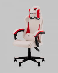 Кресло спортивное TopChairs Phantom бело-красный
