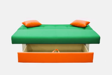 Диван тканевый MANGO 4 (2 категория) Зеленый Оранжевый