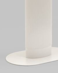 Стол овальный обеденный Mystery 130*80 белый