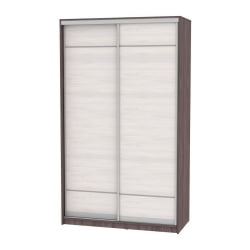 Шкаф-купе белый лдсп Б-220х135х60-3(ЯАТ-ЯАС-Д7Д7) / B-220х135х60-3(ЯАТ-ЯАС-D7D7)