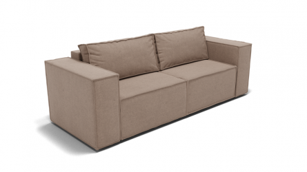 Диван Рашт (ЗР) Цвет фасада: Светло коричневый; Тип: Прямой; Материал фасада: Металл/Велюр