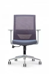 Кресло офисное ТРЭНД GREY LB Серая сетка