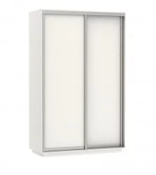 Шкаф-купе белый Экспресс Дуо Элемент 1200х2200h Белый снег
