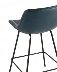 Стул полубарный Деймон (ПБ) экокожа Темно-синий