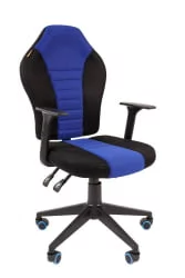 Кресло геймерское CHAIRMAN GAME 8 Черный-синий