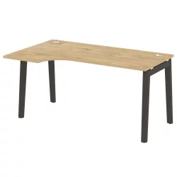 Стол эргономичный левый ONIX WOOD OW.SA-1(L) Тиквуд Светлый/Темный
