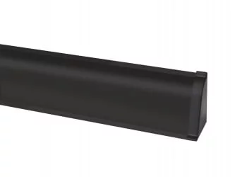 Плинтус (с заглушками) ПЛ 117.1.150 Черный