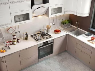 Тумба кухонная 450 с 1 ящиком и дверью Анастасия ЛД 019.343.000 Капучино